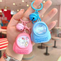 【Top Picks】 LED Sanrio Night Light Keychain Cartoon Hello Kitty Kuromi Melody Doll Pendant Car Key Ring Backpack Charm Bag Decor Accessories Fayshow. 