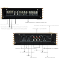 4500W Car Audio Amplifier Four-Channel High Power Amplifier. 