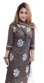 Rongdhonu Stylish Skin Print Un Ready Cotton Shalwar Kameez Dress For Women.