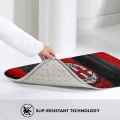 Rosso Neri 3D Soft Non-Slip Mat Rug Carpet Cushion LegeMaldini LegeIbrahimovič Seria A Inter-40cmx60cm. 