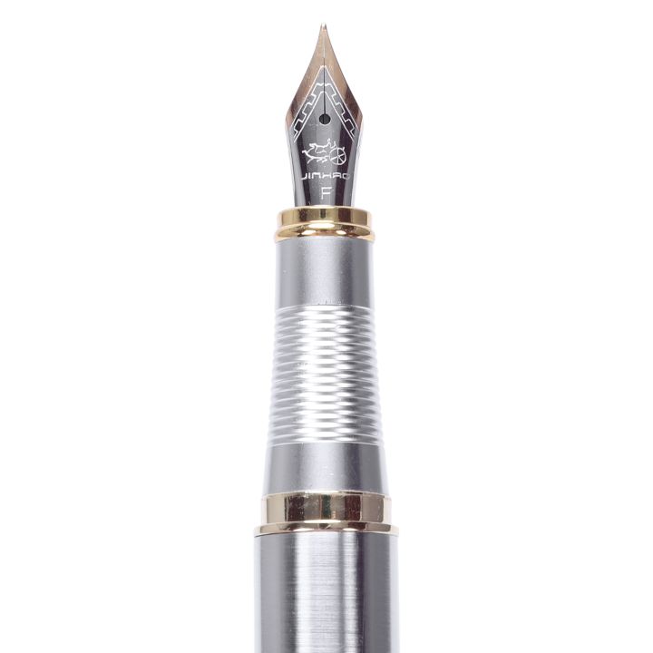 Jinhao%20250%20Frosted%20White%20Gold%20Fountain%20Pen%20M%20Nib%20Fountain%20Pen%20-%20Image%209