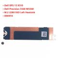 For Dell XPS 15 9500 9510 9520 Precision 5550 5560 5570 M5550 M5560 M5570 laptop M.2 2280 SSD Hard Drive IC Bracket Heatsink. 