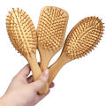 Bamboo Combs Massage Hair Brush Anti-Static Tangles Curly Hair Reduce Women Hair Loss Improve Scalp Health Styling Tools.
