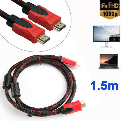 HDMI Cable 1.5m - Black and Red