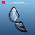 Xundd For Redmi Note 13 Pro Plus 5G Case Airbag Anti-drop Camera Protection Acrylic & TPU Back Transparent Cover - Black. 
