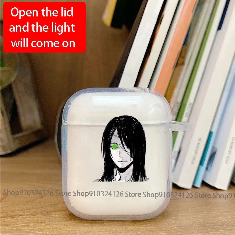 Anime Attack on Titan Transparent Case for Airpods Pro