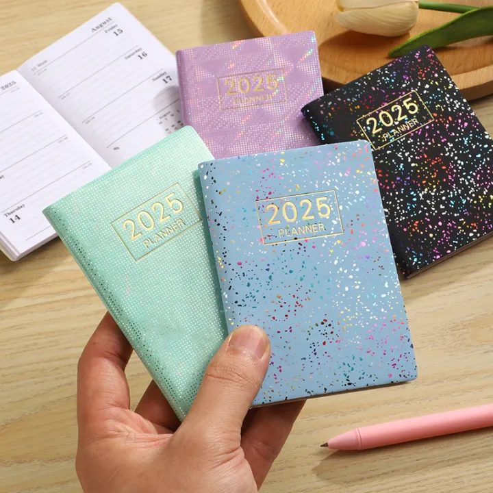 Laser%20Agenda%202025%20Planner%20Notebook%20Cuadernos%20Cahier%20Mini%20Journal%20Notebook%20Libretas%20Diary%20Cuaderno%20Office%20Accessories%20Note%20Book%20-%20Image%202