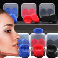 2pcs Silicone Jaw Line Exerciser Ball Detachable Jaw Line Trainer Face Facial Muscle Trainer JawLine Chew Ball Training Supplies SnowWhite. 