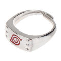 Leaf Ring Konoha Uzumaki Symbal Logo Sign Sasuke Itachi Ninja Fashion Metal. 