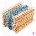 50Pcs Tolerance 1% 4.7 Ohm Resistor 4.7Ohm Carbon Film Resistor 4.7 Ohm 1/4W Resistance 0.25 Watt Fixed Resistors Passive Components Parts. 