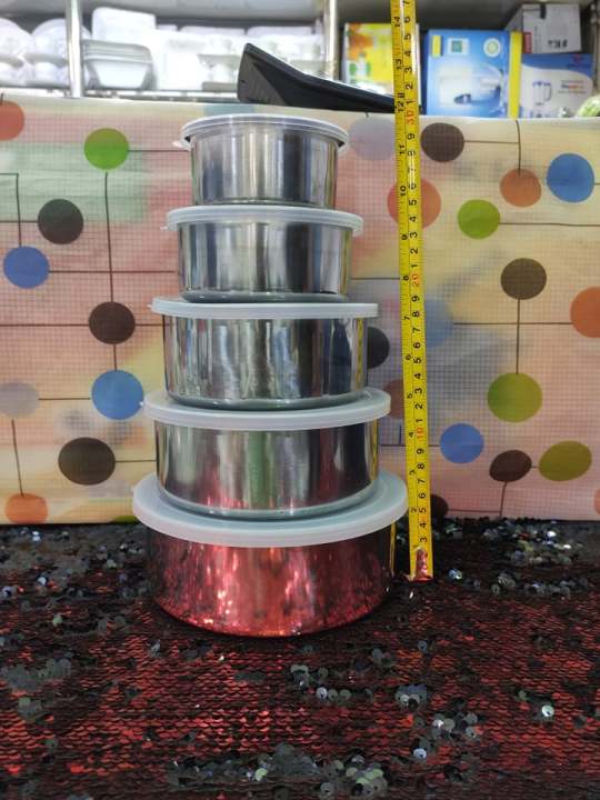 Stainless%20steel%20Storage%20Bowls%205Pcs%20Set%20With%20Food-Grade%20Plastic%20Cover,Protect%20Fresh%20box%205%20Pcs%20Bowls%20Set,5-Piece%20Bowl%20Set%20Airtight,%20Leak-Proof,%20Freezer-Safe.%20-%20Image%204