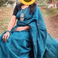 Half Silk Chumki Saree Without Blouse Piece for Women- Suitable for All Season and Occasions. 
