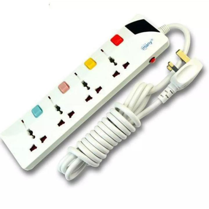 Multi Plug Heavy Duty 4 Gang Model MTS-G147-3Pin Plug/3 Meter Wire