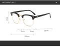 Anti Radiation Blue Light Eyeglasses Replaceable Lens Computer Glasses High Qulity Half Metal Glass. 