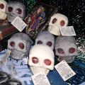 Halloween Squeeze Toys Skull Stress Ball Halloween Squishy Toys Skeleton Head Ugly Cute Bursting Eyes Wacky Creations Kid Toys. 