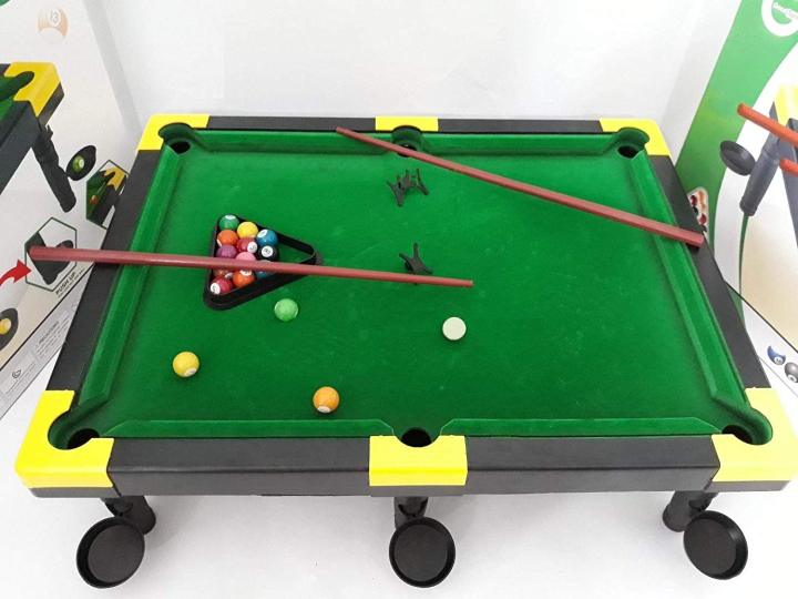 Billiards%20Snooker%20Game%20Table%20with%20Full%20Set%20of%20Billiard%20Balls,%202%20Cues,%20Triangle%20Family%20Game%20for%20Kids%20-%20Image%206