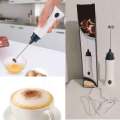 Handheld Rechargeable Liquid Mixer – Coffee Frother & Juice Maker (White).