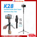 K28 Long Wireless Selfie Stick Tripod Stand for Mobile Phone Detachable Bluetooth Control Remote with Handeld Stabilizer For Smartphones TIKTOK Shooting Live. 