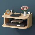 Wall Mount Wi-Fi Router Storage Paraphernalia Holder Hanging Set Top Box Stand.