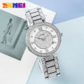 SKMEI SK1739L Silver Stainless Steel Analog Watch For Women - Silver. 