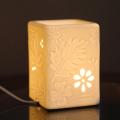 Oil Diffuser/Burner With Lamp- Ceramic.