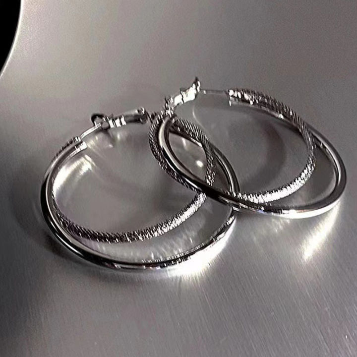 1Pair%20Luxury%20Fashion%20Double%20Round%20Earrings%20For%20Women%20Girls%20Exquisite%20Sweet%20Trendy%20Earrings%20Wedding%20%20Accessories%20Gifts-Cola%20Kids%20-%20Image%205