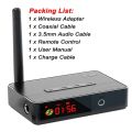 NFC Bluetooth 5.3 Transmitter Receiver 3.5mm AUX Optical 6.5mm Microphone/U Disk/TF Card HIFI Wireless Audio Adapter Easy to Use.