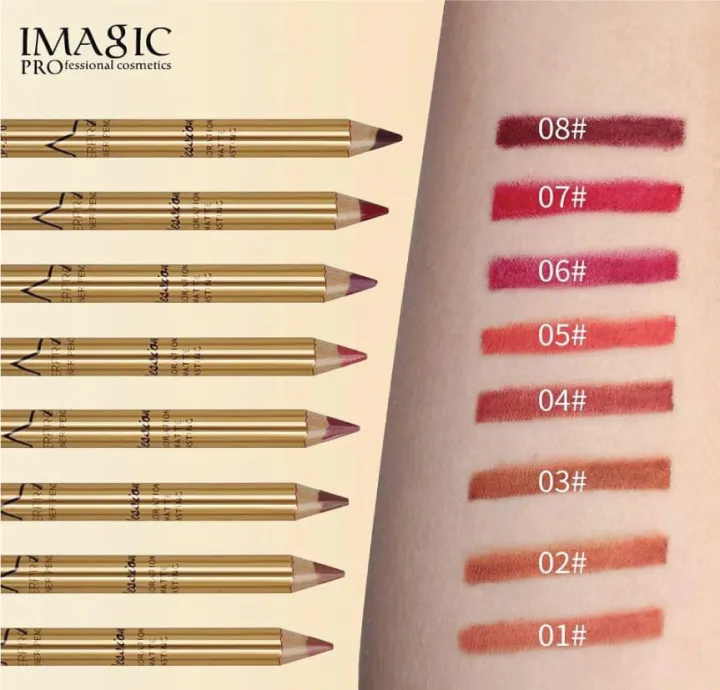 Imagic%208%20Color%20Matte%20Lip%20Liner%20Set%20-8%20pcs%20-%20Image%203