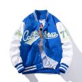 Embroidery Varsity Jacket Men Women Letter Vintage Jacket Fashion Baseball Coat Male Spring Autumn Windbreaker Korean Blue Green.