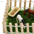 1/12 Scale Horse Stall Horse Barn Set Dollhouse Farm Animal Toys Fairy Garden Educational Toy for Ages 5-12 Years Kids Dollhouse Accessories. 
