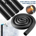 Rubber Foam Pipe Insulation Outdoor Water Pipe Insulation Foam Tube for Freeze Protection Black Foam Tubing for Heat Preservation Thermal Insulation Foam Pipe. 