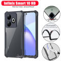 4 in 1 Infinix Smart 10 HD Shockproof Phone Case For Infinix Smart 10 Plus Smart 10 Smart 9 Full Coverage Tempered Glass Screen Protector and Lens Film and Back Film. 