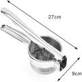 Stainless steel Potato ricer masher Multi-functional Kitchen tool Vegetable fruit juicer puree Hand held Easy to clean for. 