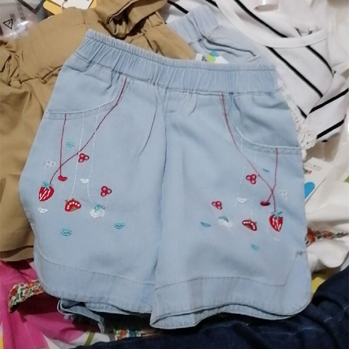 2023%20Hot%20Summer%20Casual%202%203%204%206%208%2010%2012Years%20Children%20Embroidery%20Flower%20Cotton%20Pocket%20Denim%20Blue%20Shorts%20For%20Small%20Baby%20Kids%20Girls%20-%20Image%206