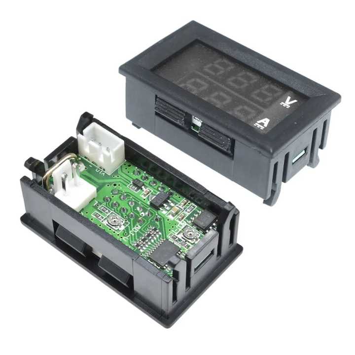 DC%200-100V%2010A%20Digital%20Voltmeter%20Ammeter%20Dual%20Display%20Voltage%20Detector%20Current%20Meter%20Panel%20Amp%20Volt%20Gauge%200.28"%20Red%20Blue%20LED%20-%20Image%203
