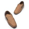 Woodland Men's Leather Loafer - 3509119 CASHEW BROWN. 