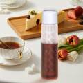 Cold Brew Coffee Maker Reusable Glass Bottle 550ml Iced Tea Pitcher Infuser for Picnics Outdoor.