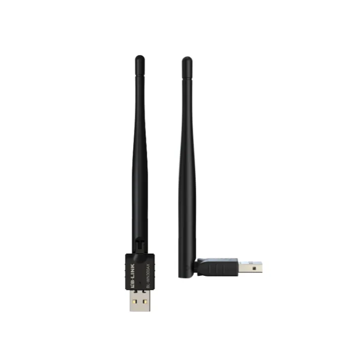 LB-LINK 2.4GHz AX300 Free Drive AIC8800FC WiFi Dongle Adapter Cards WN300AX Usb Wireless Network Adapter