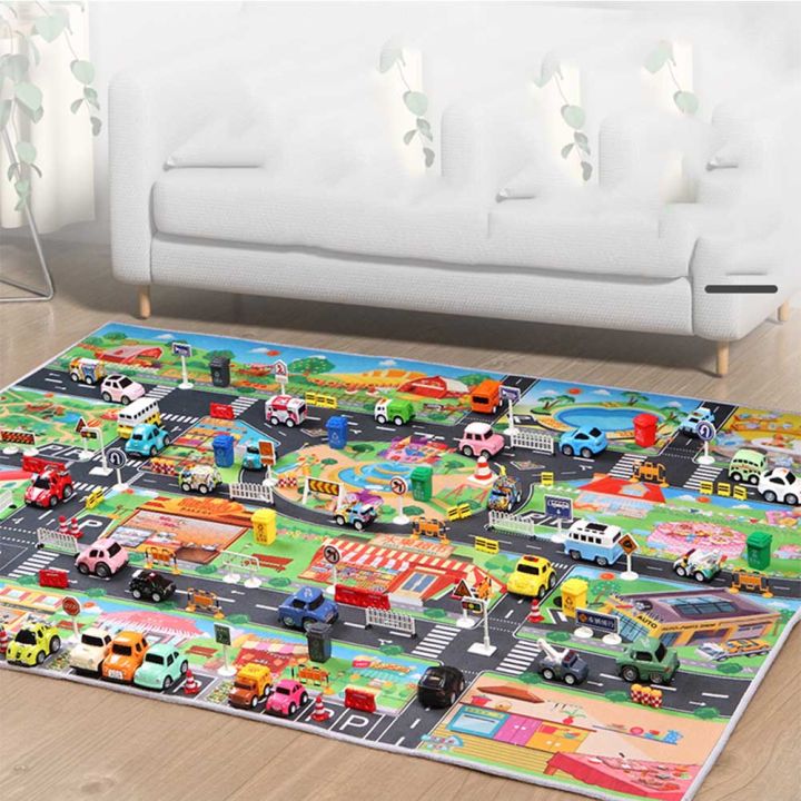 Kids%20Road%20Traffic%20Playmat%20Rug%20Anti-slip%20Carpet%20Car%20City%20Parking%20Map%20Pretend%20Play%20Play%20Mat%20For%20Boys%20Girls%20Gifts%20(No%20Cars)%20-%20Image%207