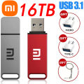 Xiaomi U Disk 16TB 2TB USB 3.1 Type-C Interface 8TB 4TB Mobile Phone Computer Mutual Transmission Portable USB Memory U Disk.