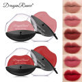 Lip-shaped Lipstick Makeup Lazy Blush Lipstick Matte Makeup Effect Moisturizing Lip Gloss Waterproof Non-stick Cup1PCS.
