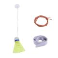 1 Set Rebound Traininer Badminton Accompanying Practice Stretch Self Training Badminton Elastic Rope Traceless Hook. 
