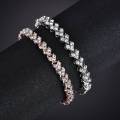 Sterling Silver Crystal Bracelet.
