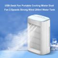 USB Desk Fan Portable Air Conditioner Fan Water Cooling Fan Desktop Table Fan. 