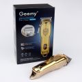 Geemy Gm-6695 Trimmer 180 min Runtime 4 Length Settings (Gold). 