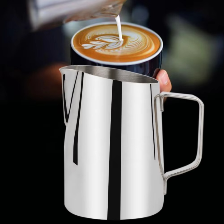 Stainless%20Steel%20M-ilk%20Creamer%20Frothing%20Pitcher%20Foamer%20Cup%2012oz%20(350ml)%20-%20Image%202