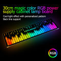 Coolmoon Rgb Board Support Frame Led Power -Emitting Side Panel For Pc Desk Chassis Cpu Bracket Board. 
