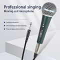 Universal 3.5mm 6.5mm Wired Microphone Dynamic Cardioid Unidirectional Handheld Microphone For Karaoke Meeting Room Computer Mic. 