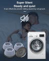 4Pcs Washing Machine Universal Foot Pad Shock Absorbing Pad Anti-slip Anti-vibration Moisture-proof Pad Refrigerator Roller Base with nice material. 