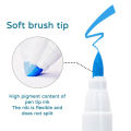 18/60Color Acrylic Paint Pens Brush Marker Pen for Artist Rock Painting,Glass,Ceramic Fabric DIY Card Making Art Supplie. 